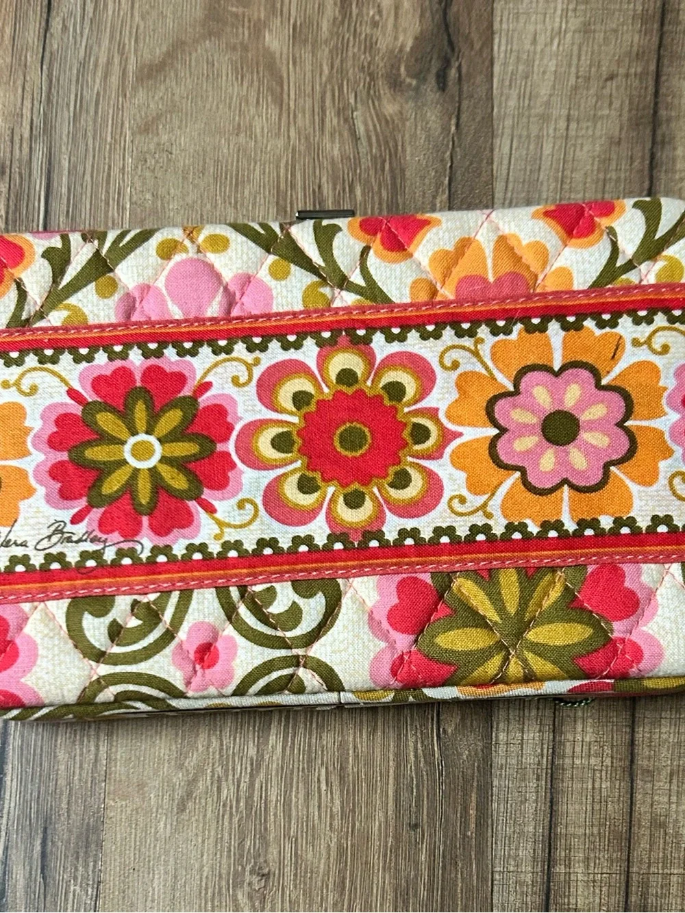 Vera Bradley quilted wallet